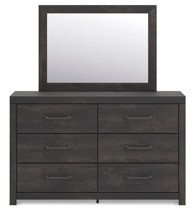 Hollivern Dresser and Mirror - Venta Furnishings (San Antonio,TX)