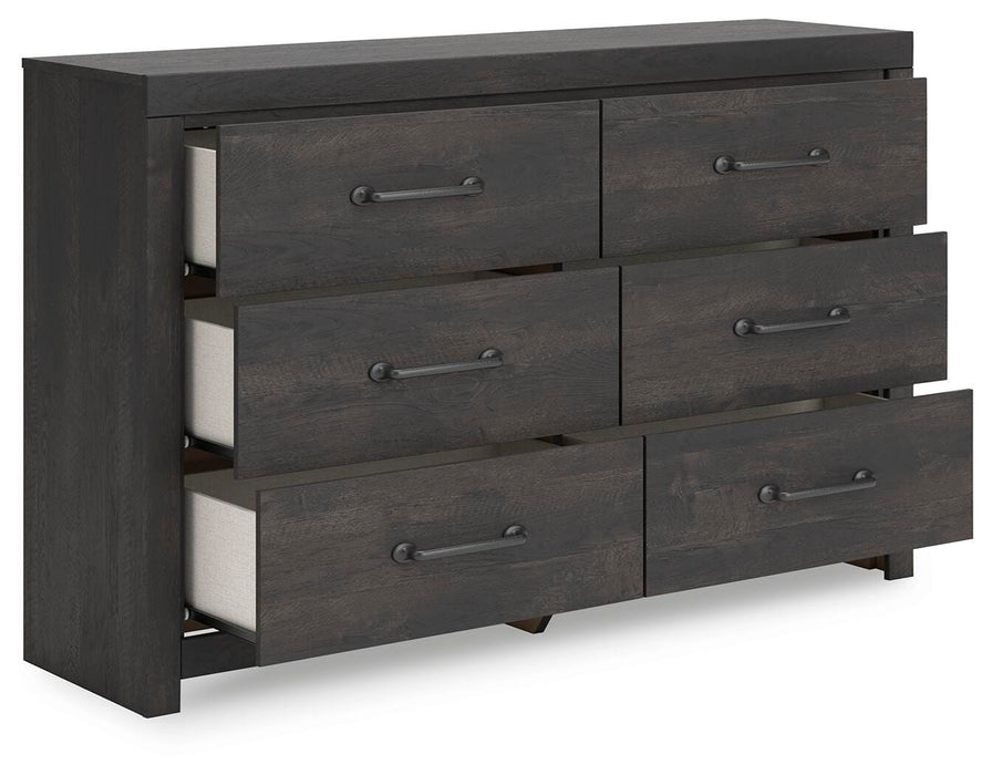 Hollivern Dresser and Mirror - Venta Furnishings (San Antonio,TX)