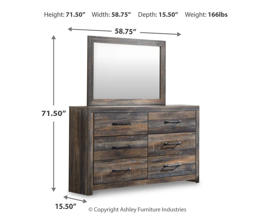 Drystan Dresser and Mirror - Venta Furnishings (San Antonio,TX)