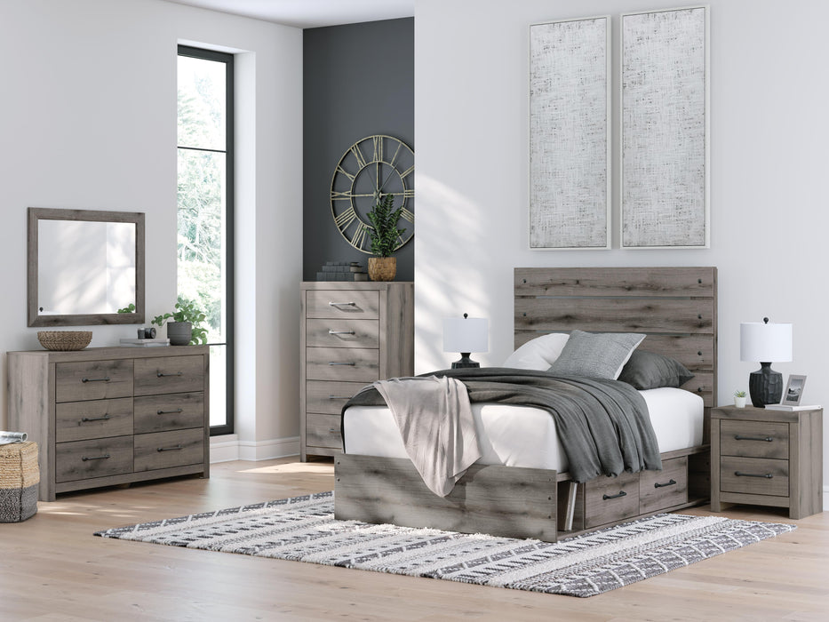 Graystorm Bed with Storage - Venta Furnishings (San Antonio,TX)