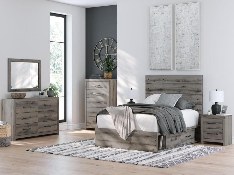Graystorm Bed with Storage - Venta Furnishings (San Antonio,TX)