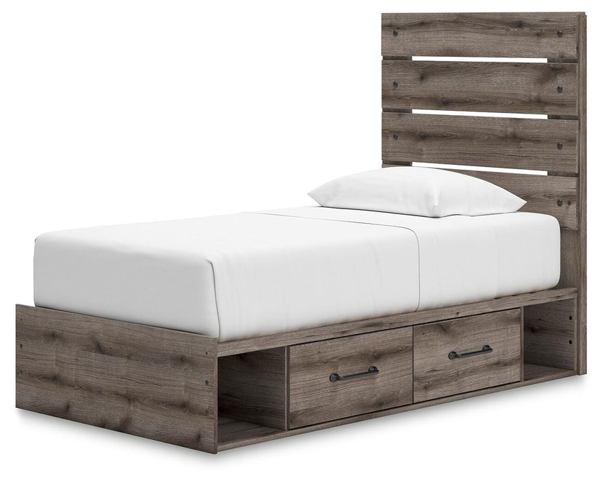 Graystorm Bed with Storage - Venta Furnishings (San Antonio,TX)