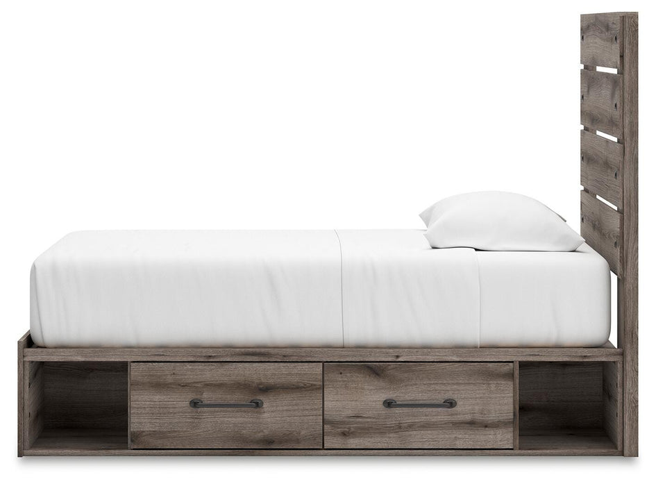 Graystorm Bed with Storage - Venta Furnishings (San Antonio,TX)