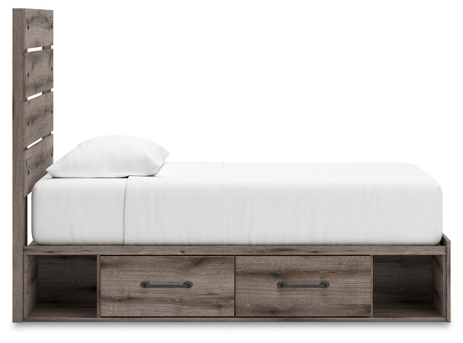 Graystorm Bed with Storage - Venta Furnishings (San Antonio,TX)