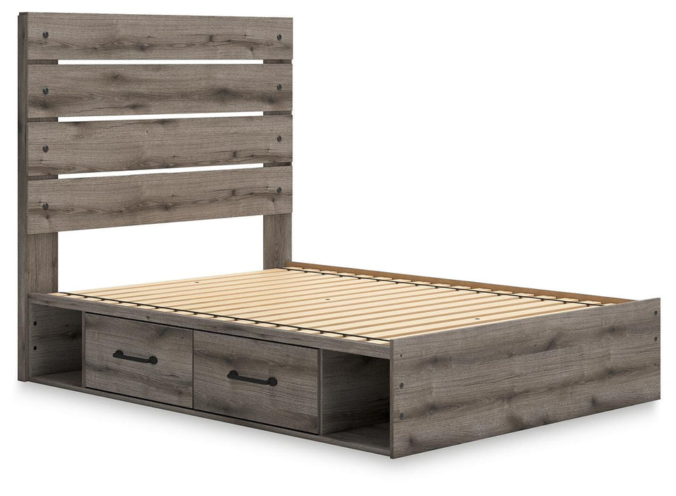 Graystorm Bed with Storage - Venta Furnishings (San Antonio,TX)