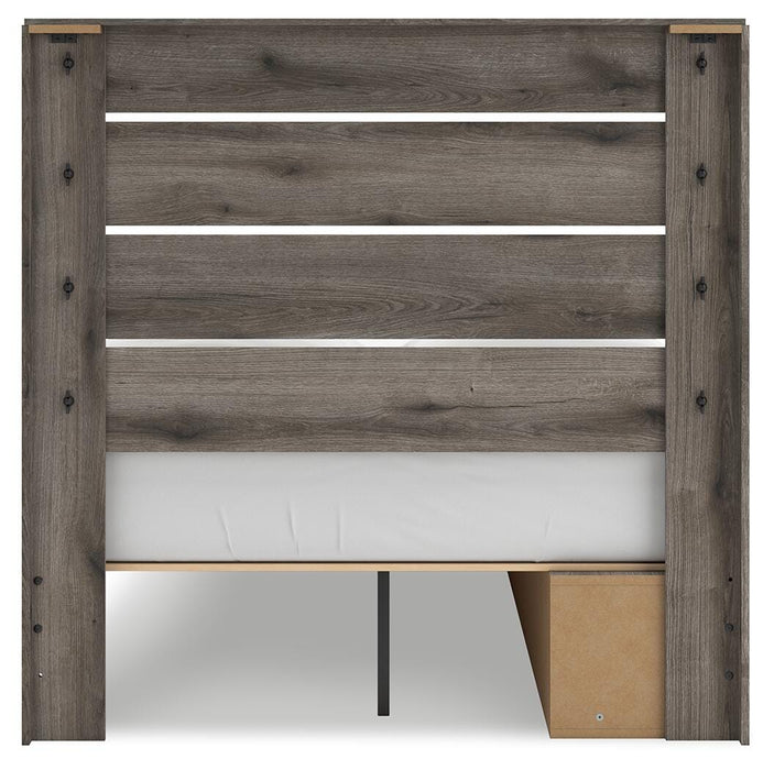 Graystorm Bed with Storage - Venta Furnishings (San Antonio,TX)