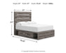 Graystorm Bed with Storage - Venta Furnishings (San Antonio,TX)