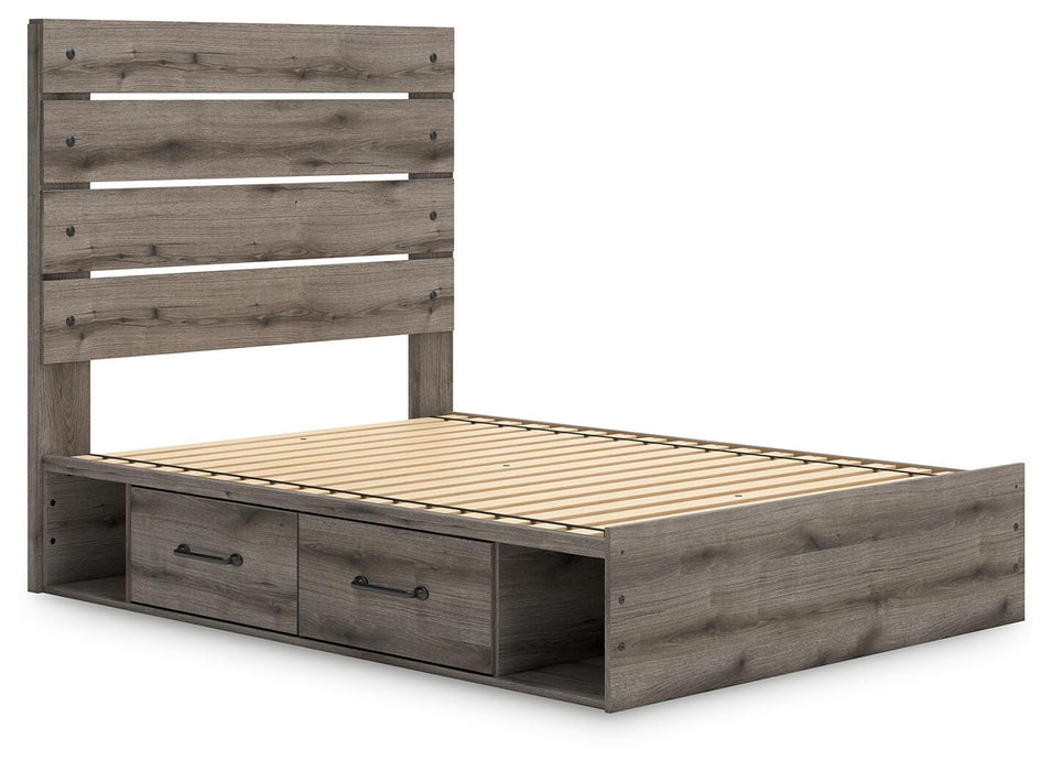 Graystorm Bed with Storage - Venta Furnishings (San Antonio,TX)