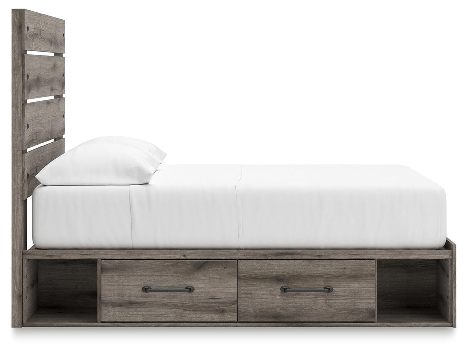 Graystorm Bed with Storage - Venta Furnishings (San Antonio,TX)