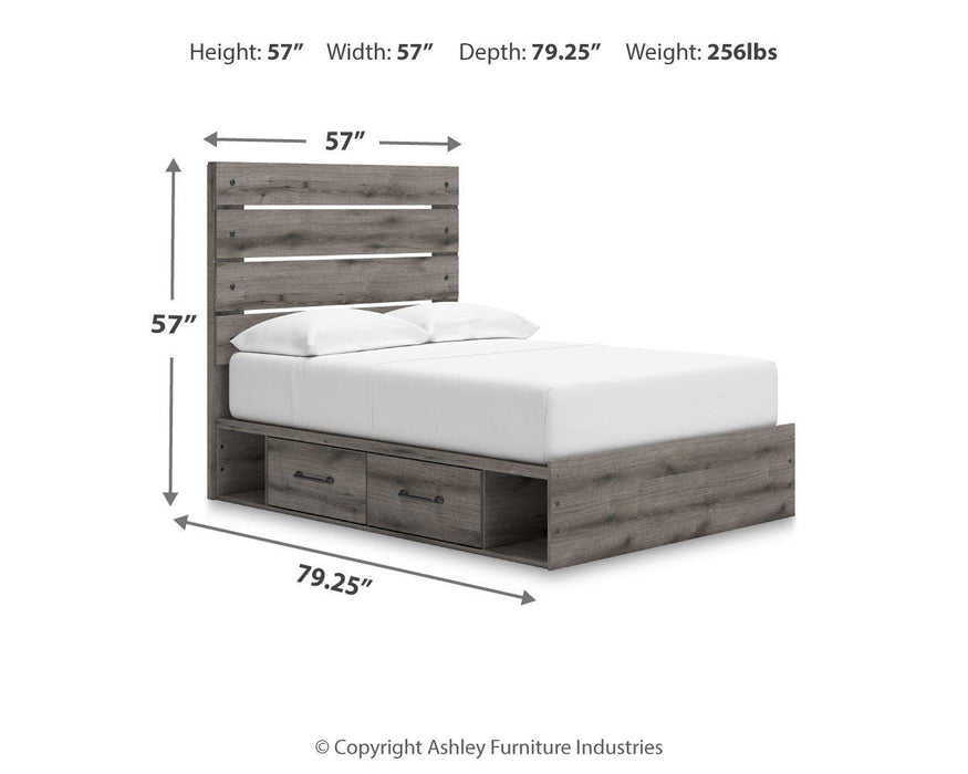 Graystorm Bed with Storage - Venta Furnishings (San Antonio,TX)