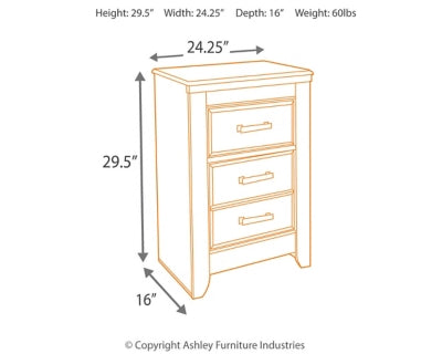 Juararo Nightstand - Venta Furnishings (San Antonio,TX)