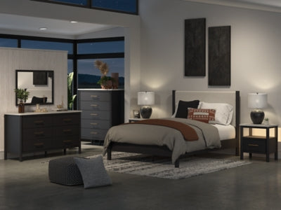 Cadmori Upholstered Bed - Venta Furnishings (San Antonio,TX)