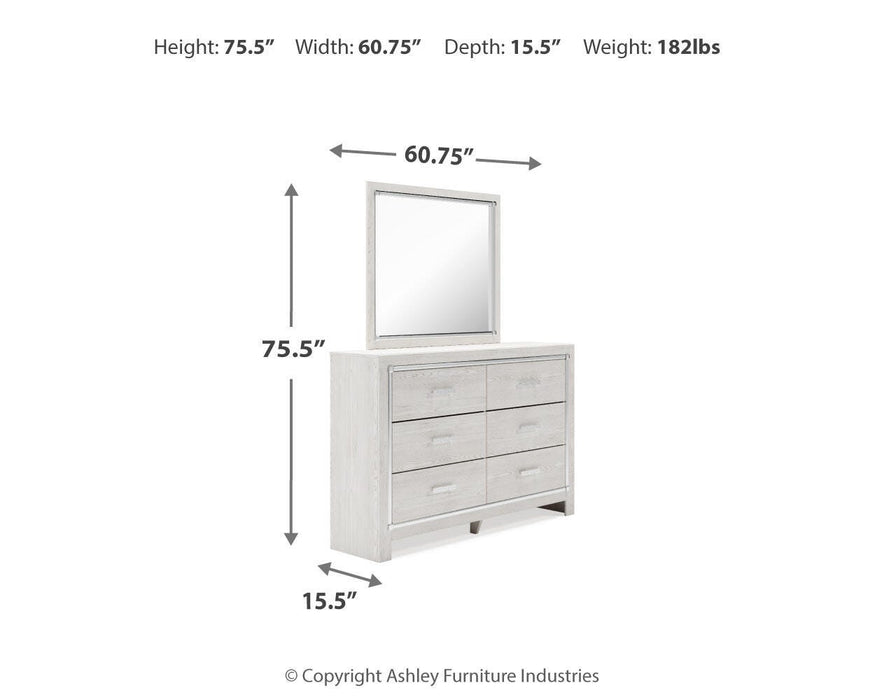 Altyra Dresser and Mirror - Venta Furnishings (San Antonio,TX)