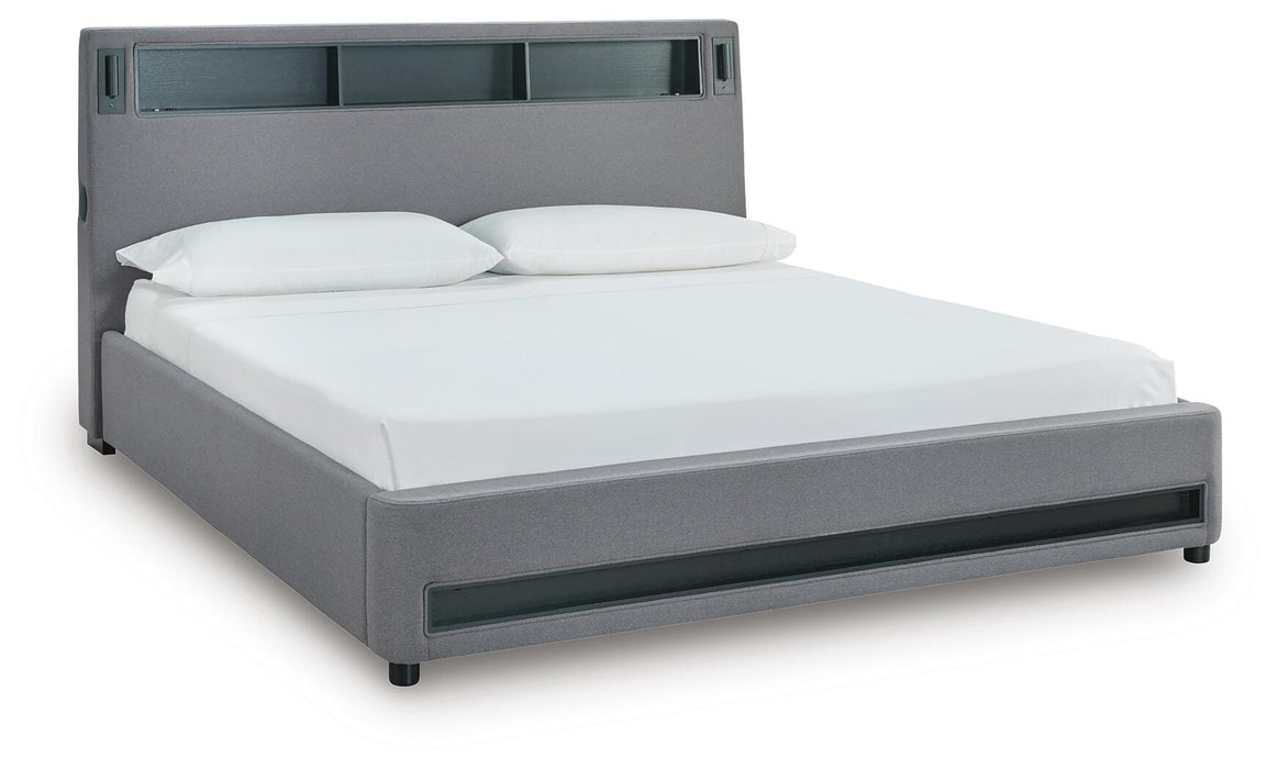 Verishaw Upholstered Bed - Venta Furnishings (San Antonio,TX)