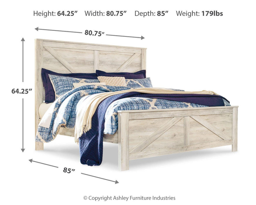 Bellaby Crossbuck Bed - Venta Furnishings (San Antonio,TX)