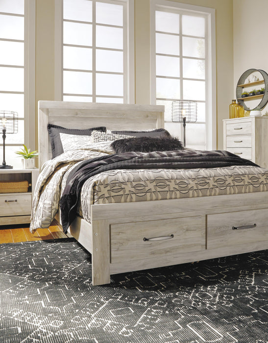 Bellaby Bed with 2 Storage Drawers - Venta Furnishings (San Antonio,TX)