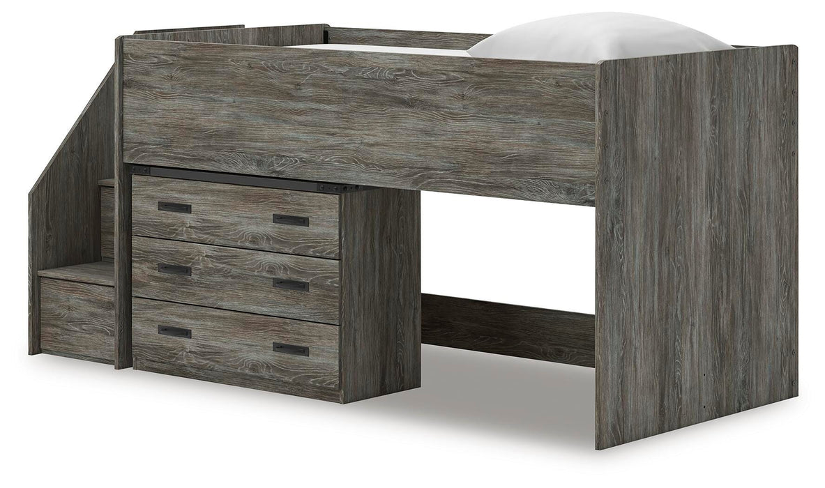 Frandern Loft Bed with Drawer Storage - Venta Furnishings (San Antonio,TX)