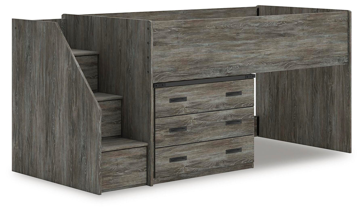 Frandern Loft Bed with Drawer Storage - Venta Furnishings (San Antonio,TX)