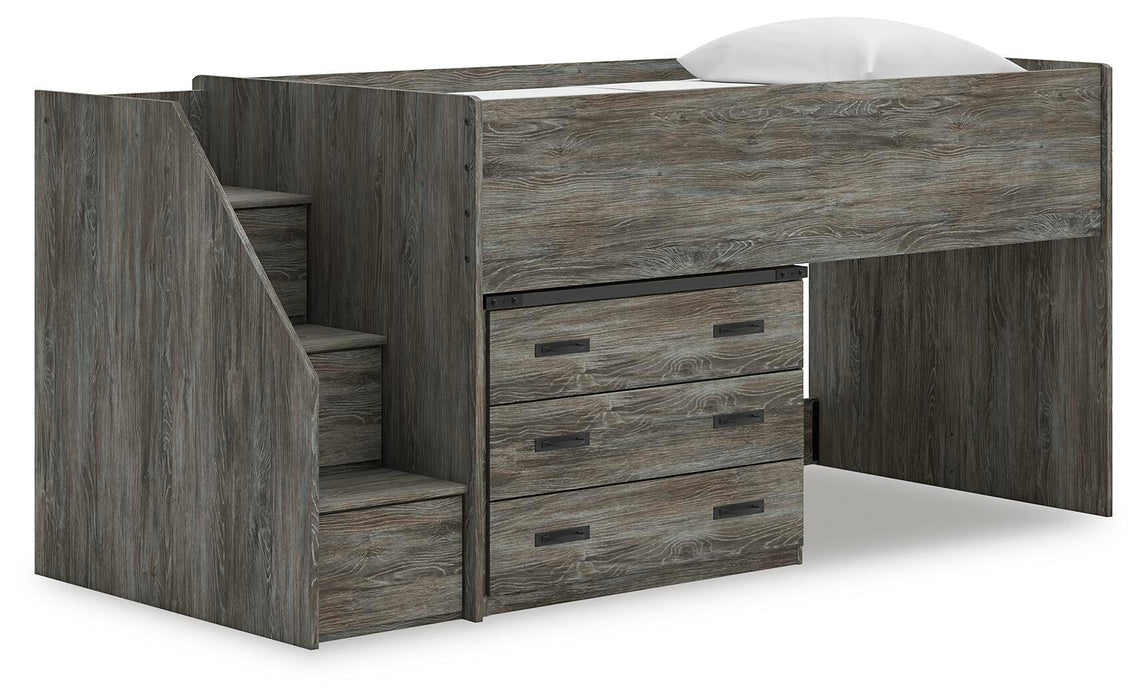 Frandern Loft Bed with Drawer Storage - Venta Furnishings (San Antonio,TX)