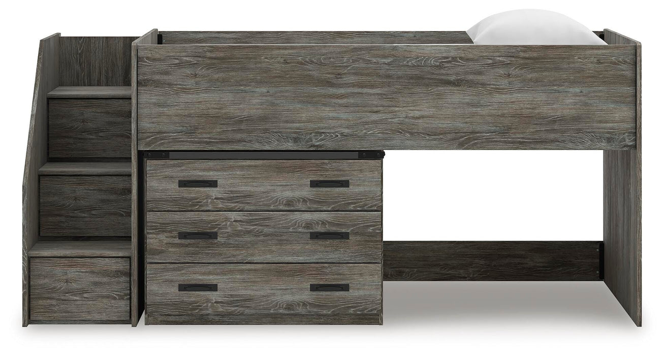 Frandern Loft Bed with Drawer Storage - Venta Furnishings (San Antonio,TX)