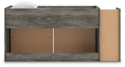 Frandern Loft Bed with Bookcase and Drawer Storage