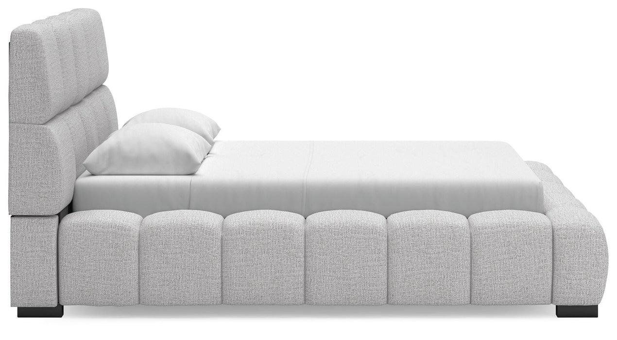 Grendusk Upholstered Bed - Venta Furnishings (San Antonio,TX)