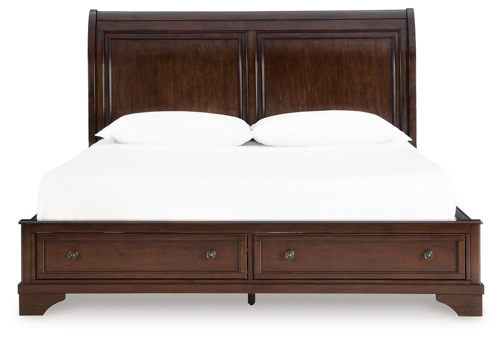 Trellington Sleigh Storage Bed - Venta Furnishings (San Antonio,TX)