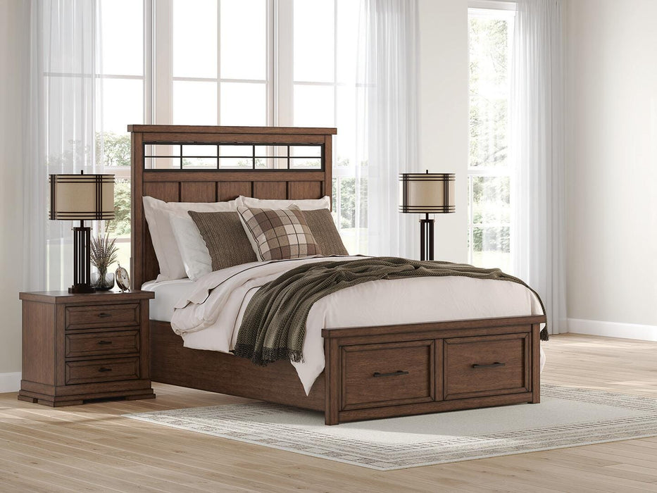 Taffenbrook Panel Storage Bed - Venta Furnishings (San Antonio,TX)