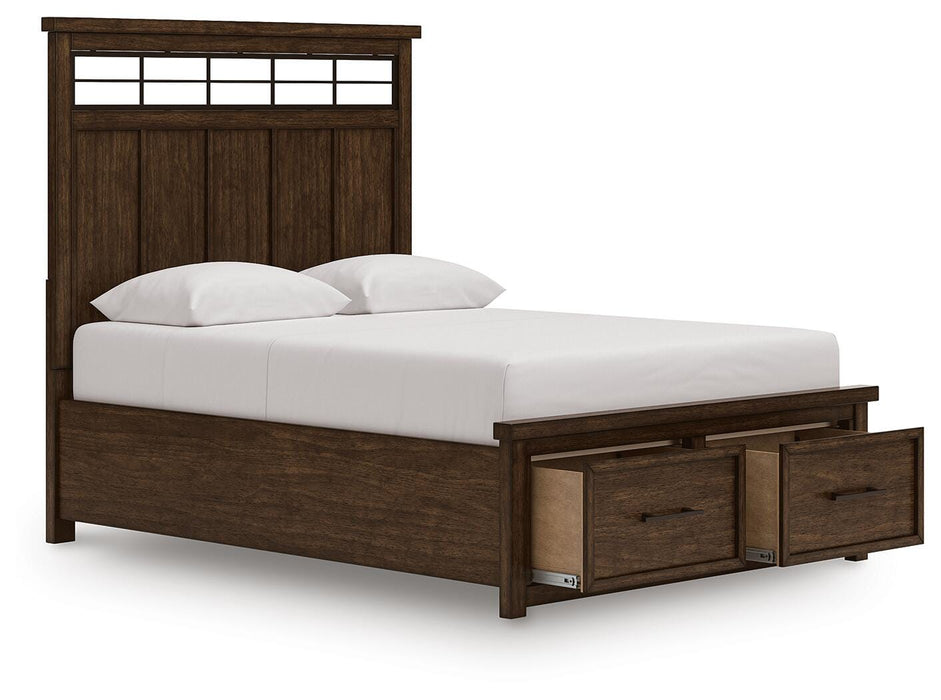 Taffenbrook Panel Storage Bed - Venta Furnishings (San Antonio,TX)