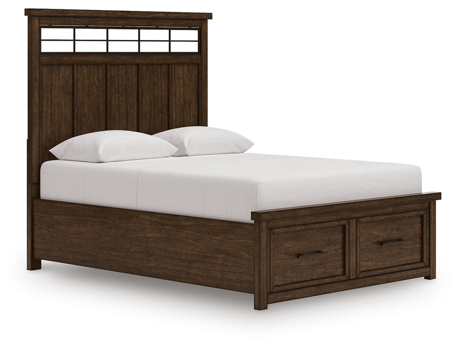 Taffenbrook Panel Storage Bed - Venta Furnishings (San Antonio,TX)