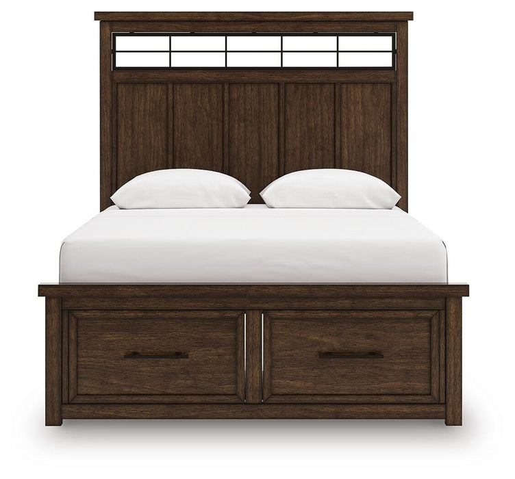 Taffenbrook Panel Storage Bed - Venta Furnishings (San Antonio,TX)