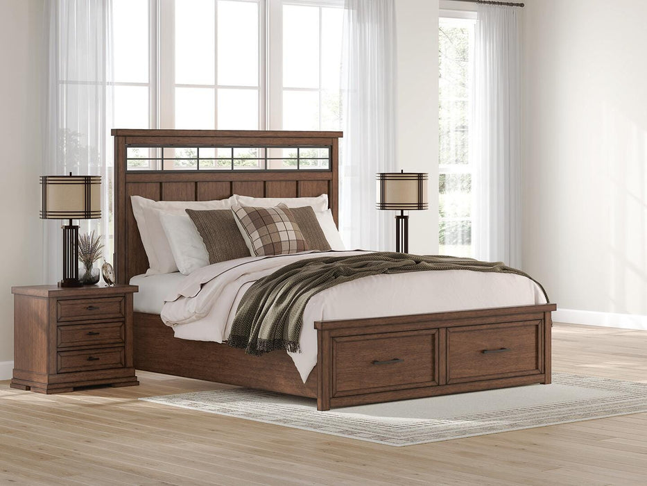 Taffenbrook Panel Storage Bed - Venta Furnishings (San Antonio,TX)