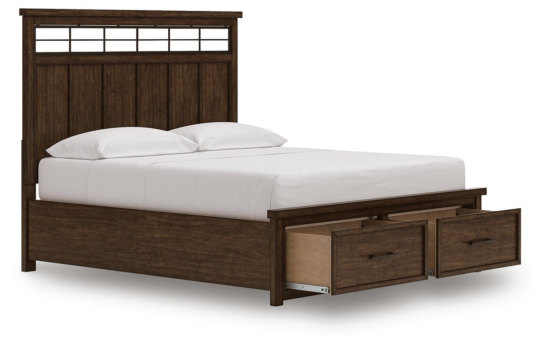 Taffenbrook Panel Storage Bed - Venta Furnishings (San Antonio,TX)