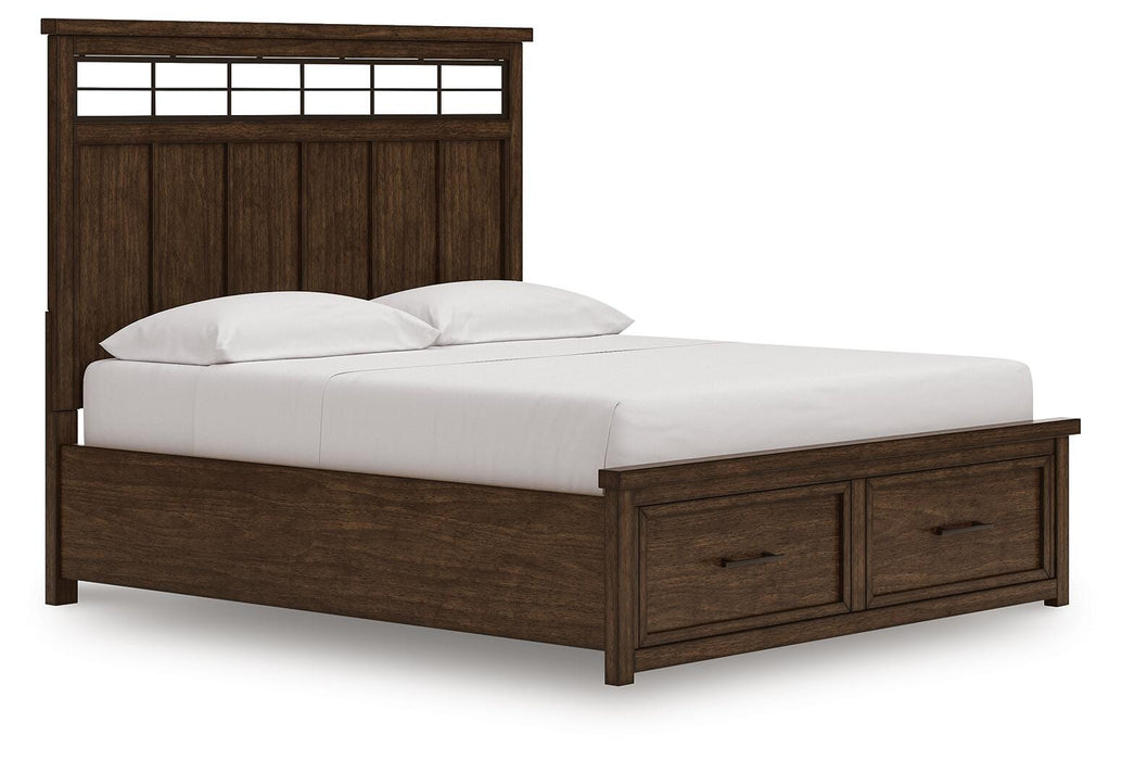 Taffenbrook Panel Storage Bed - Venta Furnishings (San Antonio,TX)