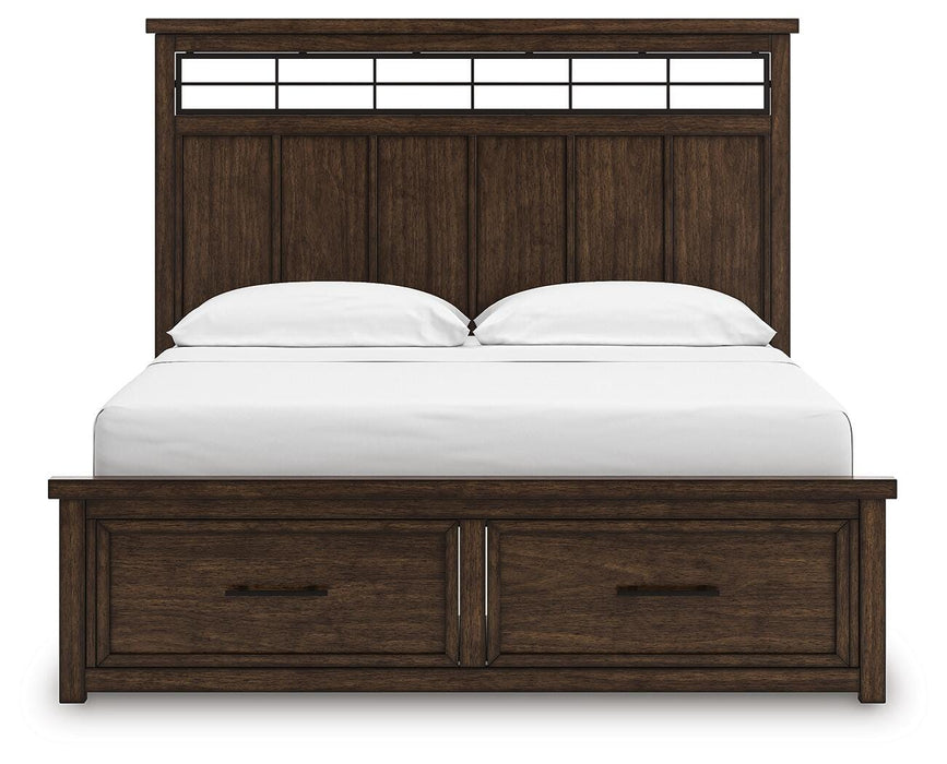 Taffenbrook Panel Storage Bed - Venta Furnishings (San Antonio,TX)