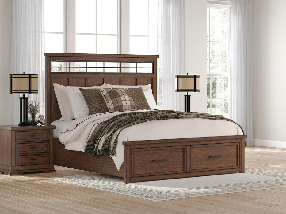 Taffenbrook Panel Storage Bed - Venta Furnishings (San Antonio,TX)