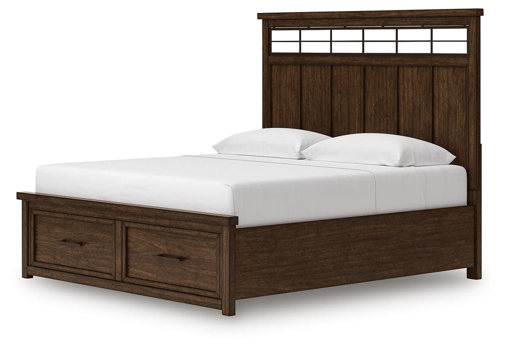 Taffenbrook Panel Storage Bed - Venta Furnishings (San Antonio,TX)