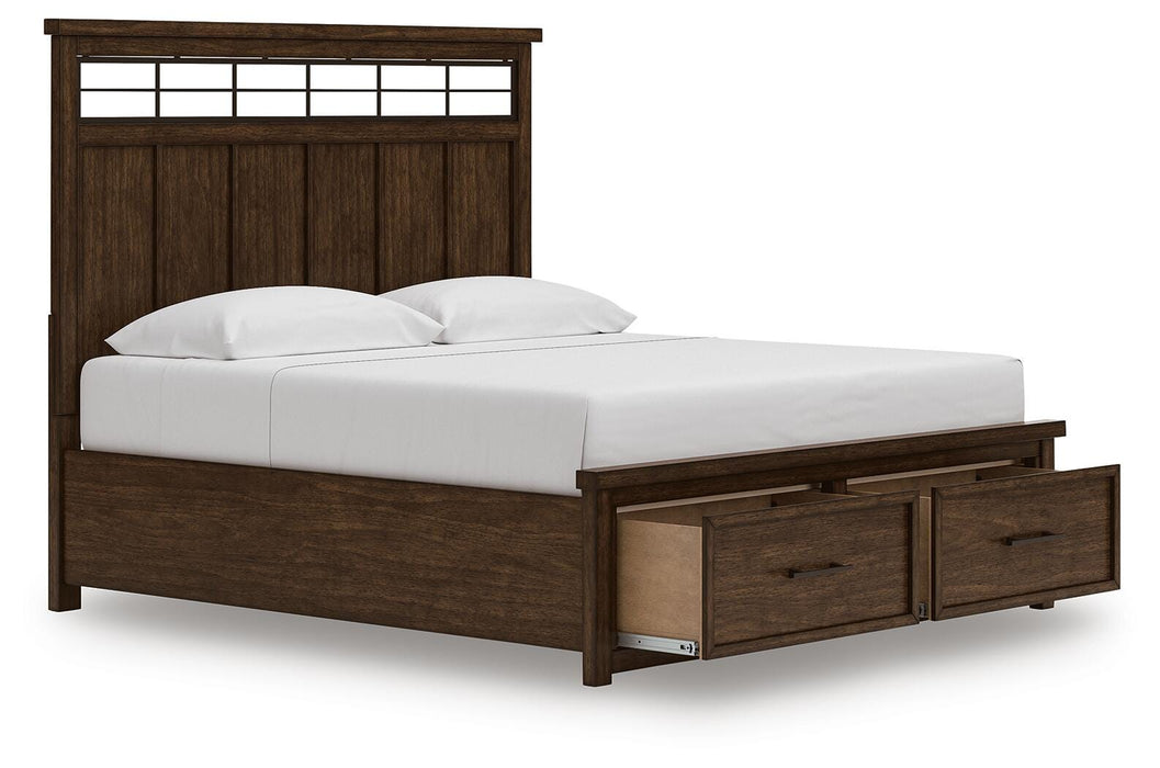 Taffenbrook Panel Storage Bed - Venta Furnishings (San Antonio,TX)
