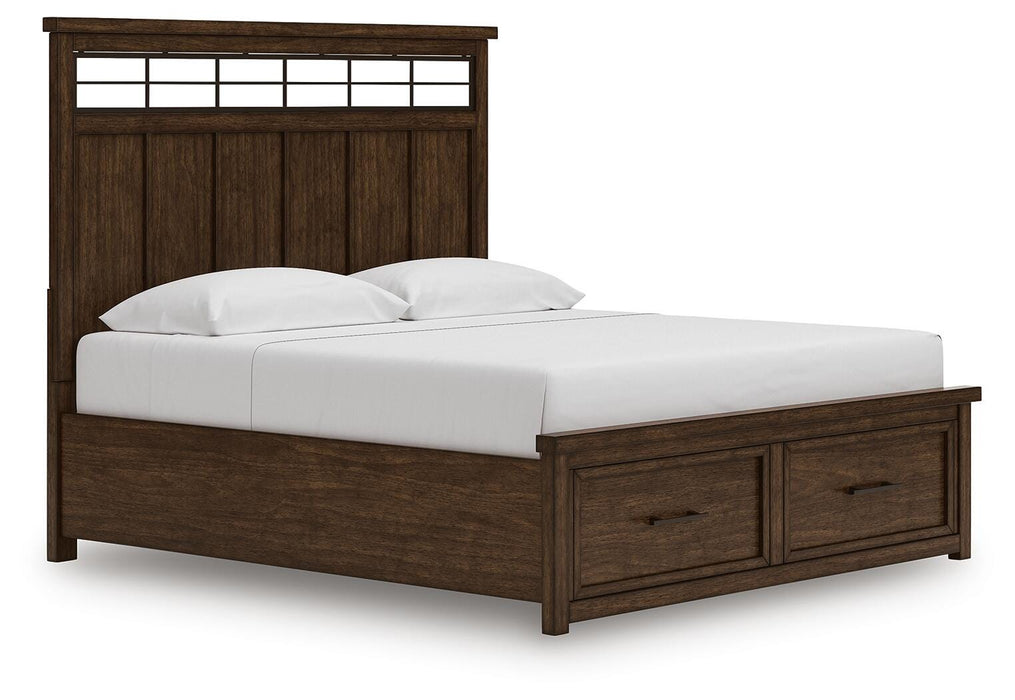 Taffenbrook Panel Storage Bed - Venta Furnishings (San Antonio,TX)