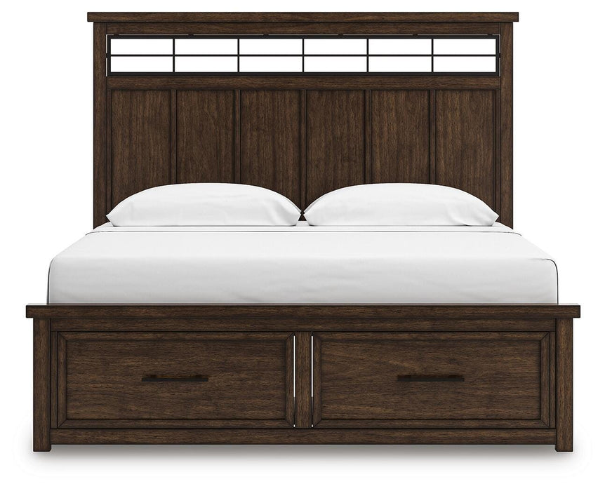 Taffenbrook Panel Storage Bed - Venta Furnishings (San Antonio,TX)
