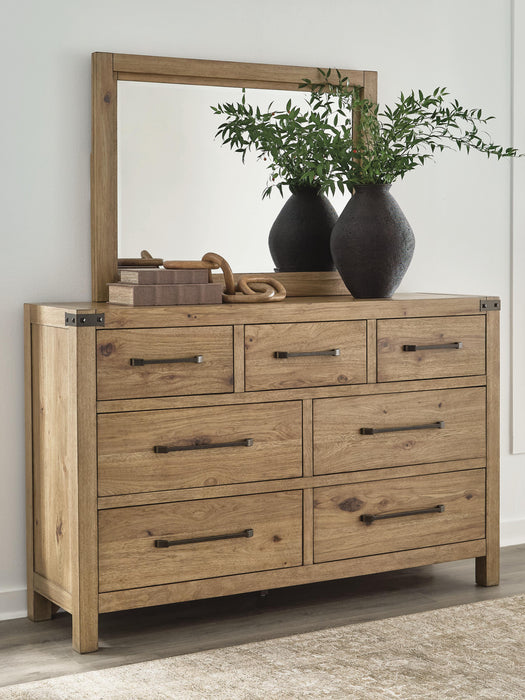 Ridgester Dresser and Mirror - Venta Furnishings (San Antonio,TX)