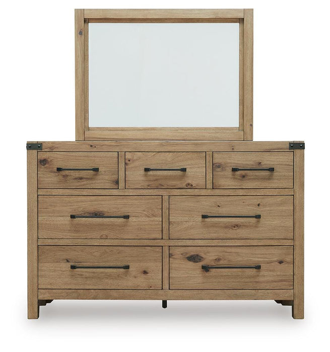 Ridgester Dresser and Mirror - Venta Furnishings (San Antonio,TX)