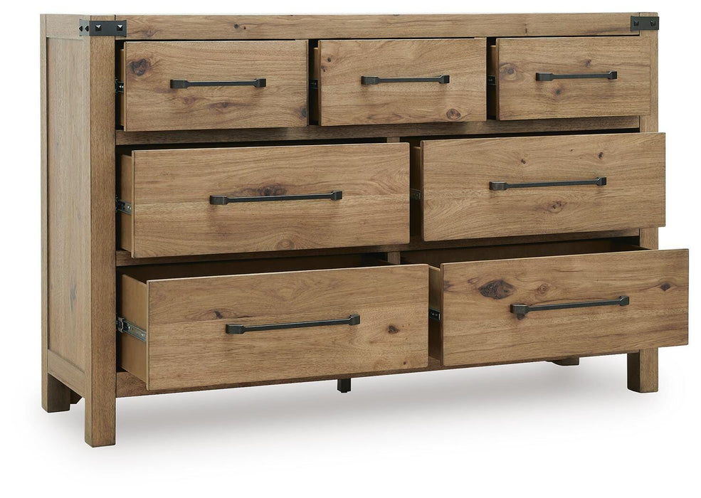 Ridgester Dresser and Mirror - Venta Furnishings (San Antonio,TX)