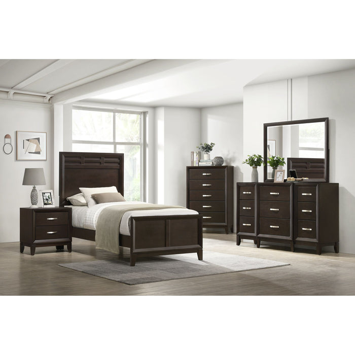 Beaumont 9-Drawer Dresser in Merlot - Venta Furnishings (San Antonio,TX)