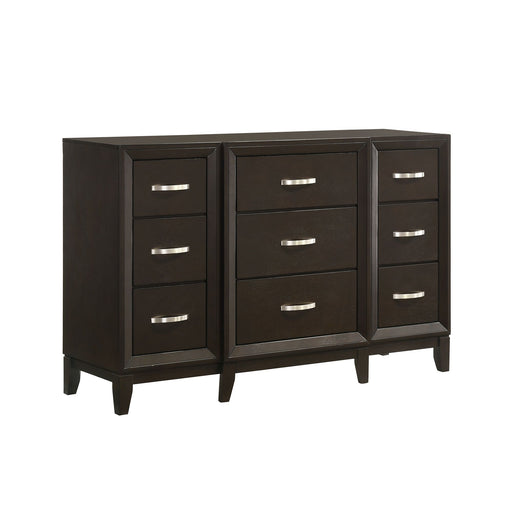 Beaumont 9-Drawer Dresser in Merlot - Venta Furnishings (San Antonio,TX)