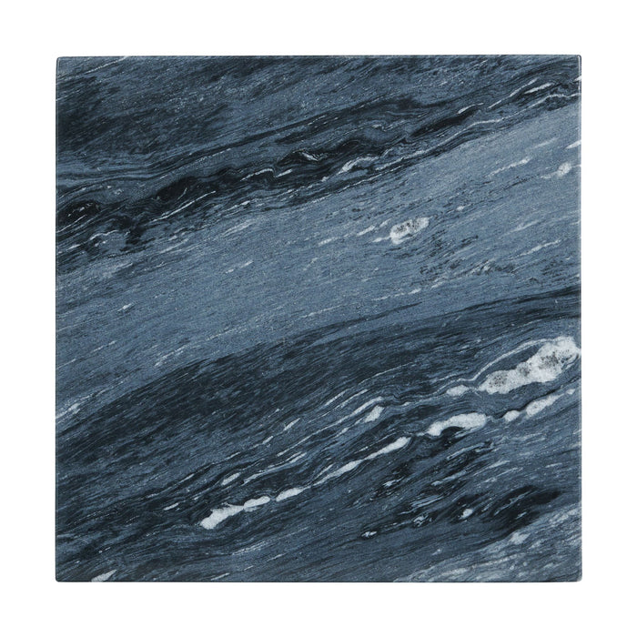 Beckley End Table Complete in Dark Marble Top