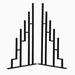 Bed Rack in Black - Venta Furnishings (San Antonio,TX)