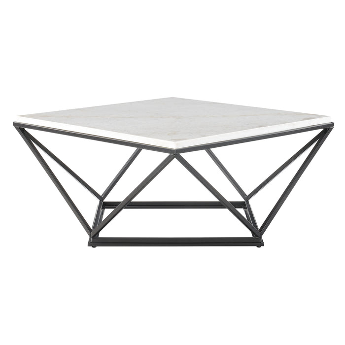 Riko Coffee Table W/ Metal Leg - Venta Furnishings (San Antonio,TX)