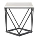 Riko End Table W/ Metal Leg - Venta Furnishings (San Antonio,TX)
