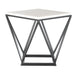Riko End Table W/ Metal Leg - Venta Furnishings (San Antonio,TX)